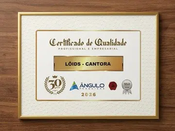 Certificado emoldurado de Destaque do Ano 2026