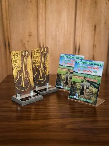 Troféus do Festival Rural de Alta Floresta (MT)