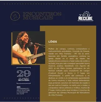Cartaz do TEAF Recebe com Lôids